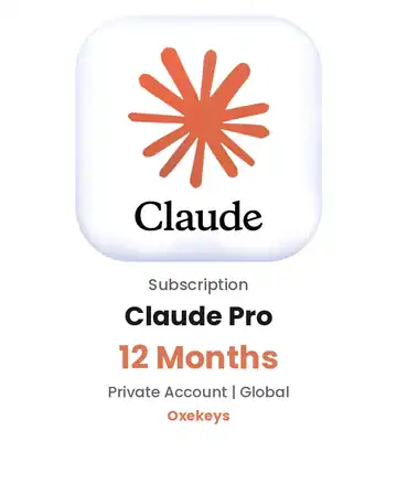 Claude Pro 12 months subscription private account
