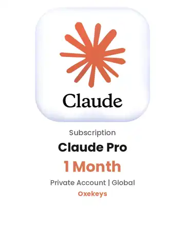 Claude Pro subscription 1 month private account